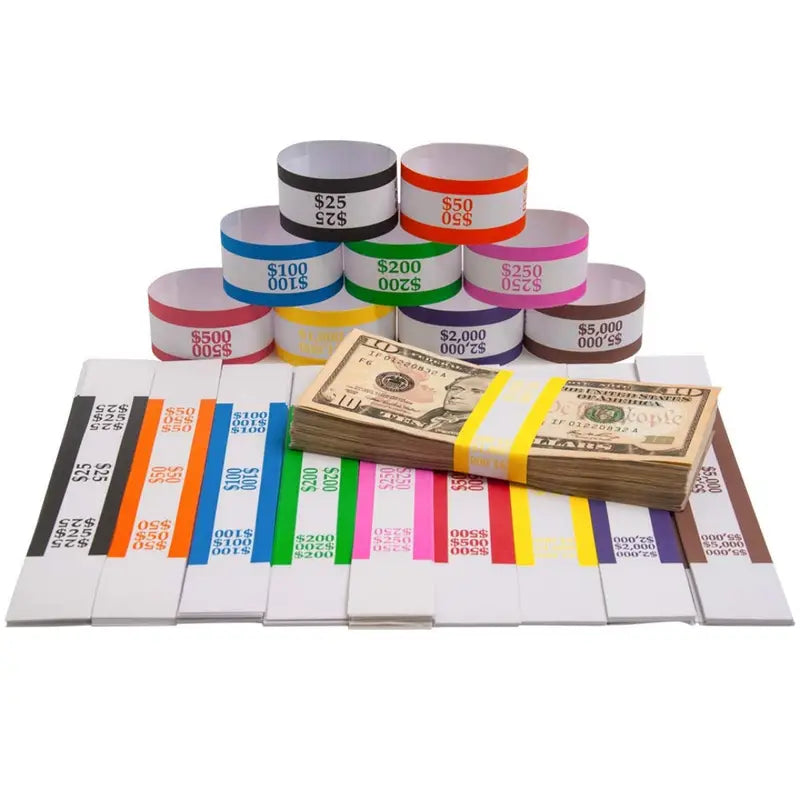 Currency Self Sealing Money Bands (300pck)