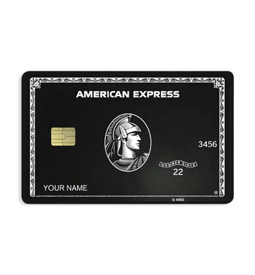 Cobalt Amex Card Skin (4pck)